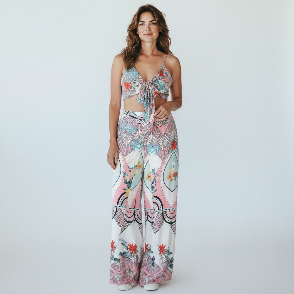 Two piece tropical set! NWOT